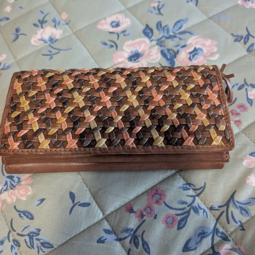 Woven Multicolor Wallet